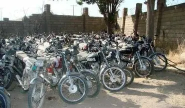 ترخیص بیش از 1700 دستگاه موتورسیکلت رسوبی در کرمانشاه  