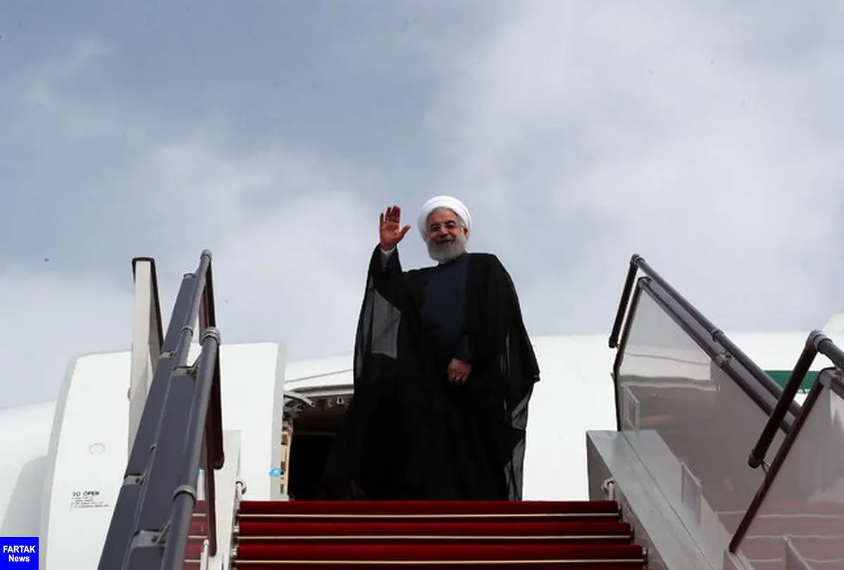 رئیس جمهور باکو را به مقصد تهران ترک کرد