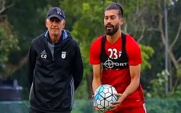 رامین رضائیان در تیم فوتبال بانوان ملوان + عکس