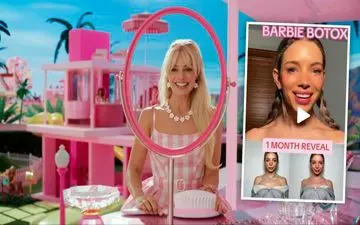 بوتاکس باربی ترند جدید زیبایی| تیک تاکر معتاد به عمل زیبایی خودش را شبیه باربی کرد