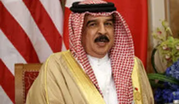 پادشاه بحرین در دبی به همراه ربات بادیگاردش