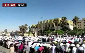 حمله تروریست های داعش به مسجدی در صحرای سینای مصر+فیلم