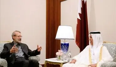 لاریجانی در دیدار همتای قطری: مواضع ایران و قطر به یکدیگر بسیار نزدیک است