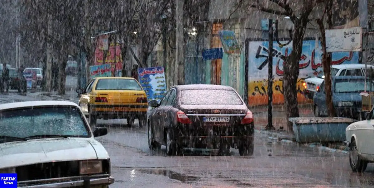 بارش برف و باران در ۸ استان کشور
