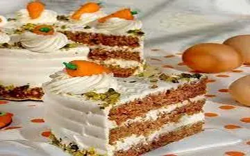 این کیک فوق العاده س!| طرز تهیه کیک هویج خامه‌ای