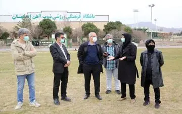 حضور مهندس فریدونی در تمرین تیم فوتبال بانوان باشگاه ذوب آهن 