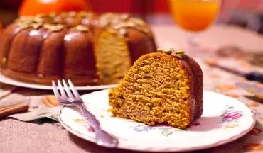 کیک کدو حلوایی | طرز تهیه دسر پاییزی با عطر و طعم بی‌نظیر