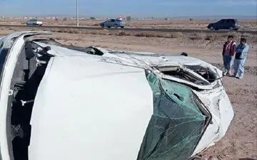 صبح تلخ در اردستان؛ واژگونی مرگبار، 3 قربانی گرفت!
