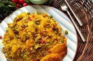 پلوی خوشمزه و جدید براتون آوردم| طرز تهیه پلو یونانی!
