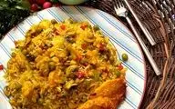 پلوی خوشمزه و جدید براتون آوردم| طرز تهیه پلو یونانی!
