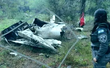 یک هواپیمای اسرائیلی در اطراف قدس سقوط کرد