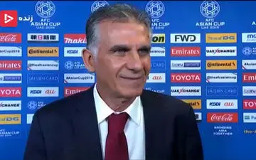 صحبت‌های کی‌روش قبل از بازی ایران و ژاپن+فیلم