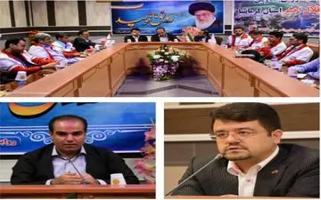 برگزاری جلسه شورای معاونین جمعیت هلال احمر استان کرمانشاه در شهرستان روانسر 