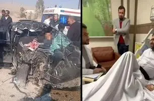 لحظه امضای رضایتنامه اهدای اعضای دومین فرزند سقاب اصفهانی، معاون رئیس‌جمهور + ویدئو