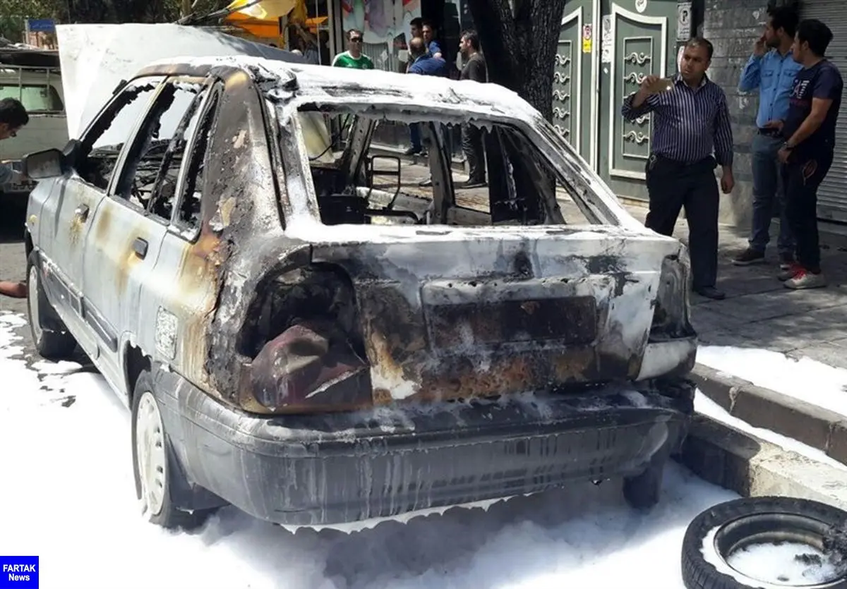 سانحه حریق خودرو در اصفهان ۳کشته و یک مجروح برجا گذاشت