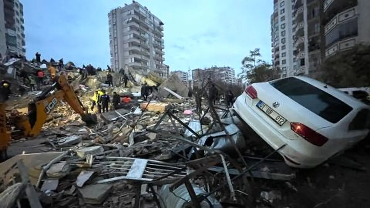 تصاویری از زلزله وحشتناک در ترکیه