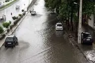 سیل در خور و بیابانک اصفهان: خیابان‌ها مبدل به رودخانه خروشان! + فیلم