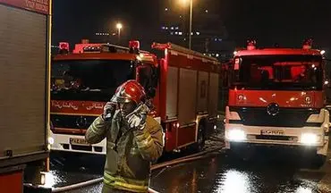 پاساژ ایران زمین  در آتش سوخت