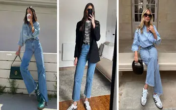 ۵ استایل جذاب با جین و سامبا؛ ترکیبی که هر کسی را خوش‌تیپ می‌کند