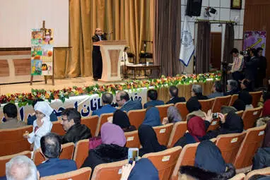 پروفسور میرجلال‌الدین کزازی در بزم ادبی- هنری  شاهنامه‌خوانی  مرکز آموزشی سما 