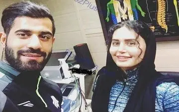 الناز شاکردوست و فوتبالیست مشهور در فیزیوتراپی+عکس