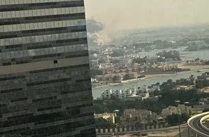 ویدئویی وحشتناک از لحظه حمله اسرائیل به دوحه قطر