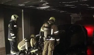 به آتش کشید ه شدن خانه ۵ طبقه توسط"خودروی گران‌قیمت" + تصاویر