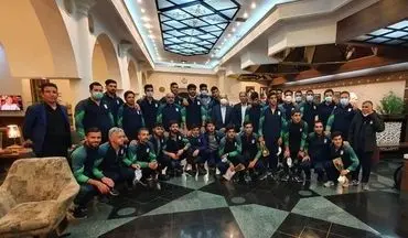 بازگشت تیم فوتبال زیر ۲۳ سال از تاجیکستان