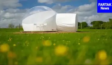 هتلی با ساختار حبابی شکل در فرانسه! + فیلم