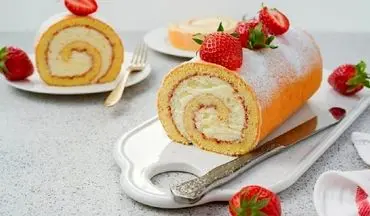 رولت خامه‌ای فوری | آماده در ۱۵ دقیقه بدون ترک خوردگی