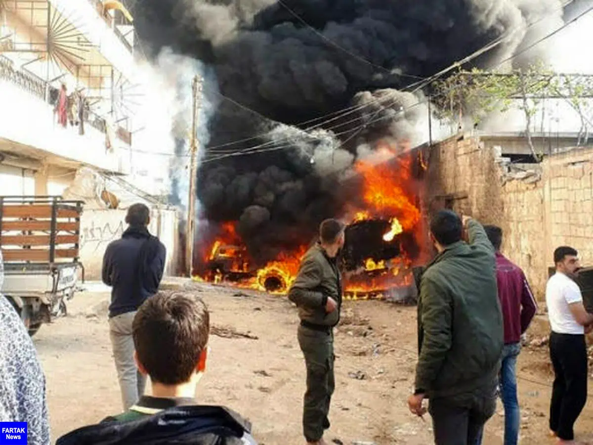 انفجار خودرو بمب‌گذاری شده در سوریه موجب هلاکت چند تروریست شد