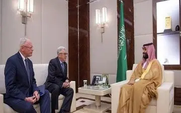 دیدار محمد بن سلمان با فرستاده ترامپ به سوریه