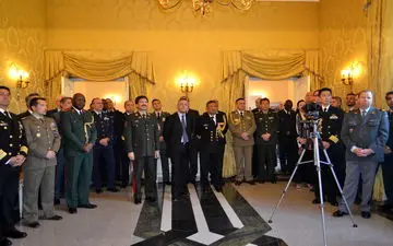 مراسم گرامیداشت روز ارتش جمهوری اسلامی در ایتالیا برگزار شد