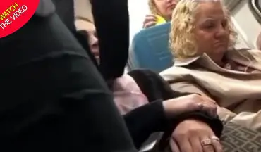 پاره کردن گردنبند زن باردار حین درگیری سر صندلی قطار