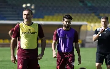 بازگشت رسن به تمرین پرسپولیس