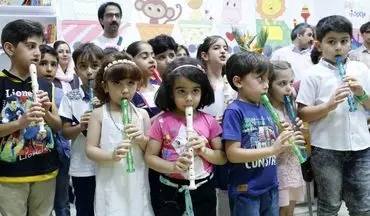  آموزش موسیقی به کودکان همدانی به روایت تصویر