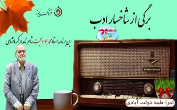 برگی از شاخسار ادب همراه با استاد محمد جواد محبت 