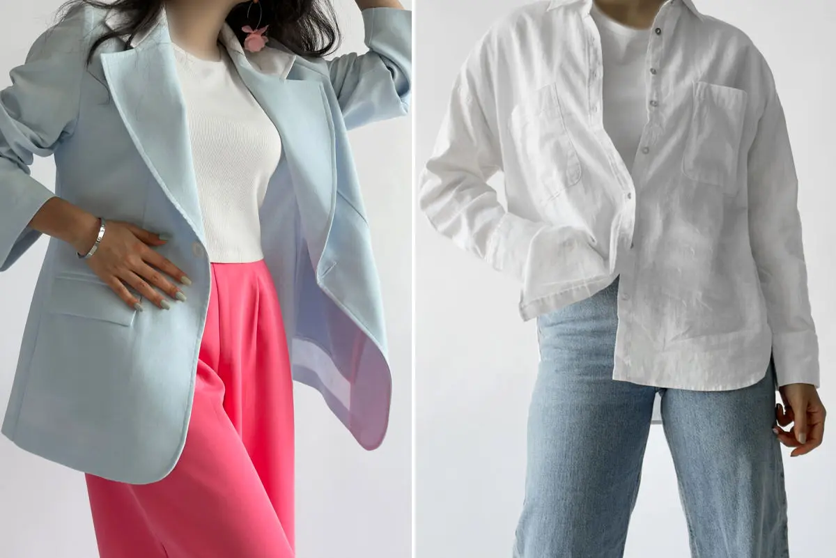 تیشرت-و-شومیز-سفید؛-عصای-دست-ساده‌پوشان