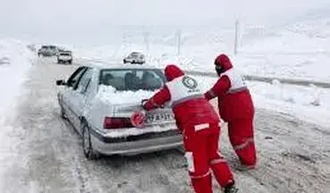  امدادرسانی هلال احمر به 894 نفر گرفتار در برف و کولاک