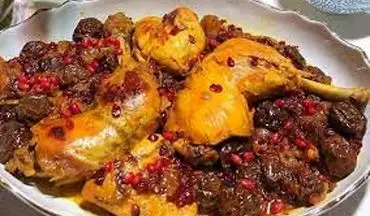 طرز تهیه  خورش مرغ آلو |خیلی عالیه !