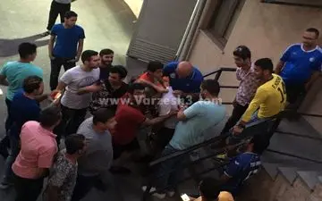  منصوریان در محاصره سلفی‌بگیران(عکس)