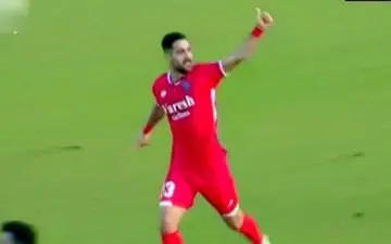 گل اول نساجی به تراکتور توسط باقری | فیلم