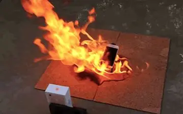 فیلم لحظه انفجار گوشی آیفون 6S!