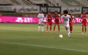 گل اول هوادار به پرسپولیس (بابک مرادی) + ویدئو