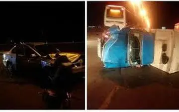 3 کشته و 24 زخمی در تصادف زنجیره ای اتوبان زنجان - قزوین / بامداد امروز رخ داد
