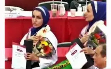  پخش سرود شاهنشاهی برای ایران در جام جهانی تکواندو!+فیلم