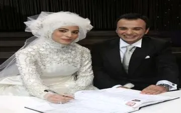  مراسم باشکوه عقد دختر رئیس جمهور ترکیه+عکس