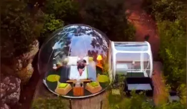 ساخت هتل حبابی، ایده‌ خلاقانه‌ای که باعث صرفه جویی در هزینه و فضا شده است + فیلم 