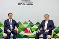 در حاشیه اجلاس سران بریکس؛ دیدار عراقچی با معاون وزیر خارجه چین