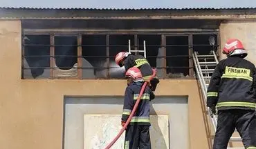  آتش‌سوزی ساختمان تجاری در چهارراه ولیعصر